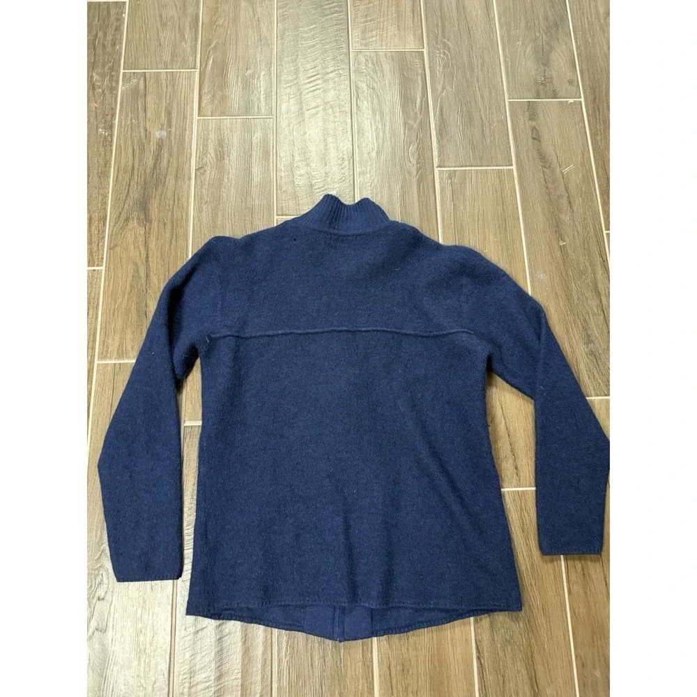 Smartwool Men's Blue Full-Zip Merino Wool Sweater Jacket Size XL